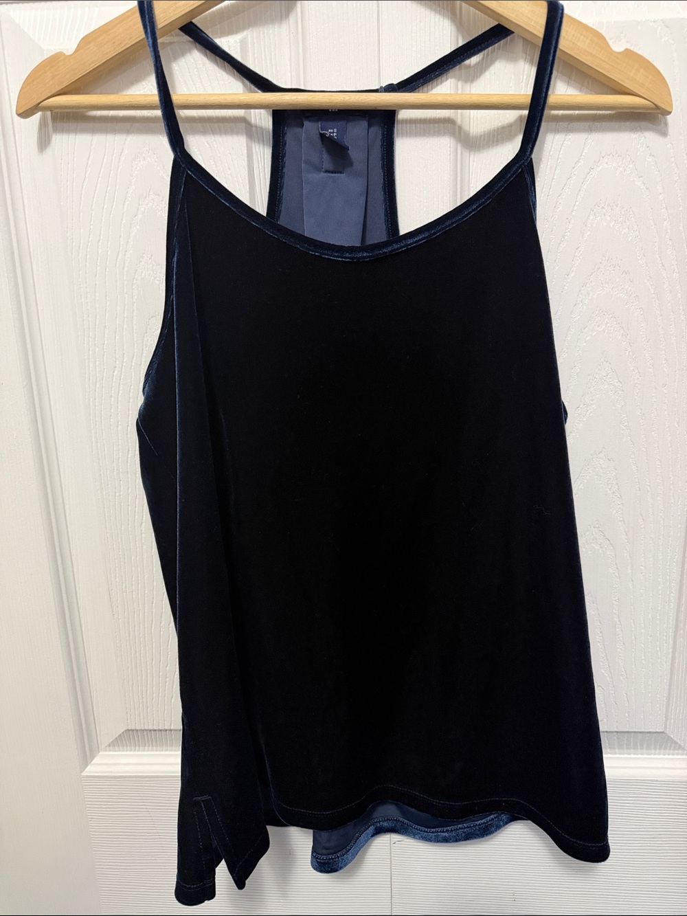 GAP Navy Velvet Cami Tank